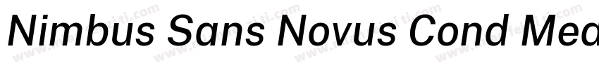 Nimbus Sans Novus Cond Medium字体转换